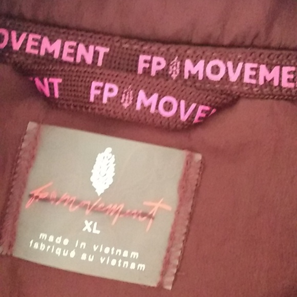 FP Movement by Free People Burgundy Puffer Jacket - - Picture 5 of 11